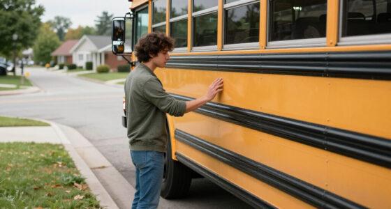 Ever Wondered About The Black Stripes On School Buses? Here’s Why They’re There
