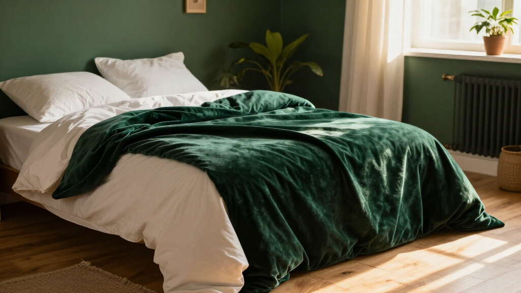 A Bright White Bedroom Is Now A Green Cocoon “Inspired By The Forest”