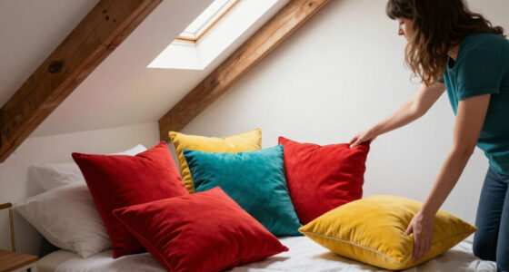A Plain Attic Bedroom Is Now A “Little Jewel Box” After A Colorful Redo